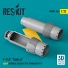 RESKIT RSU32-0158 F-14D Tomcat open exhaust nozzles for Trumpeter kit (3D Printed) 1/32